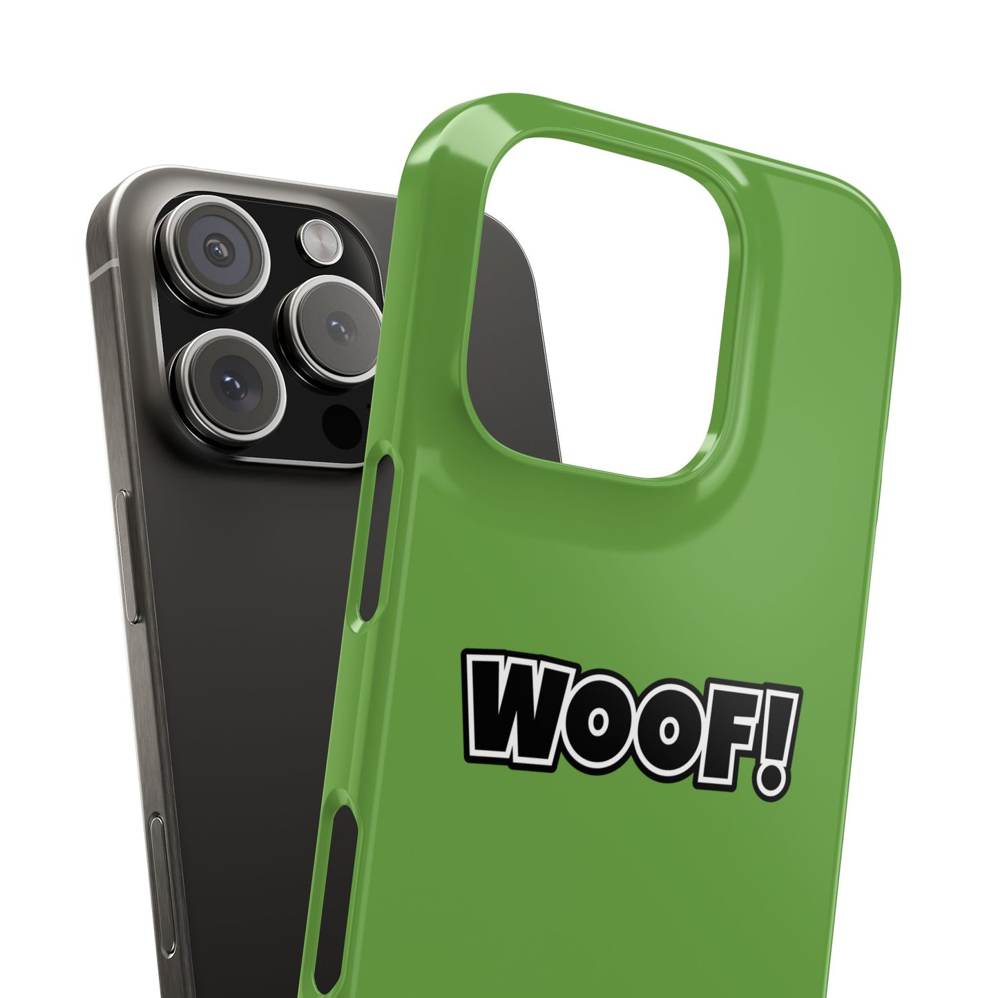 Woof Slim iPhone Cases - Green