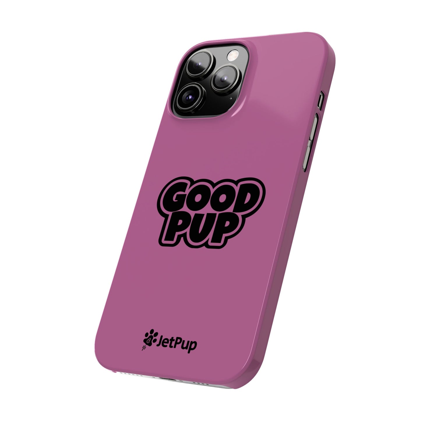 Good Pup Slim iPhone Cases - Pink