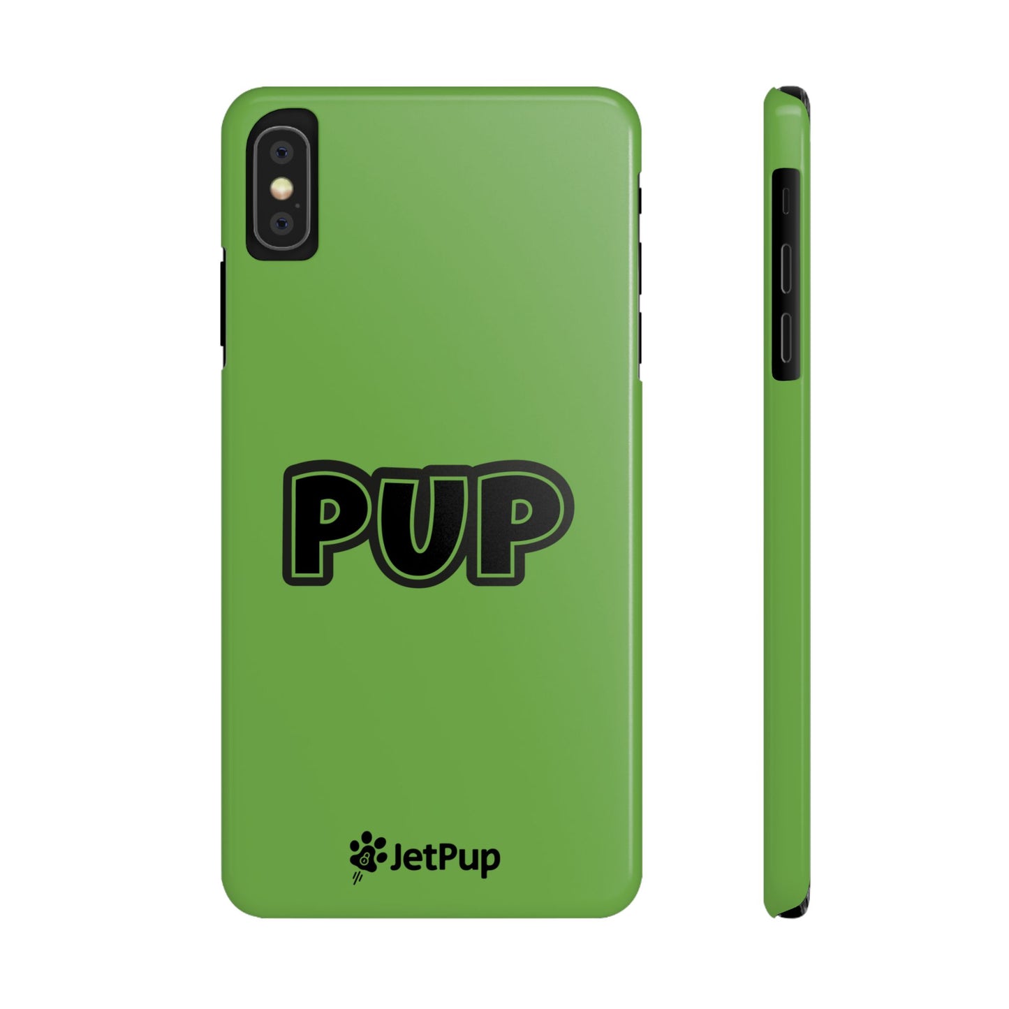 Pup Slim iPhone Cases - Green
