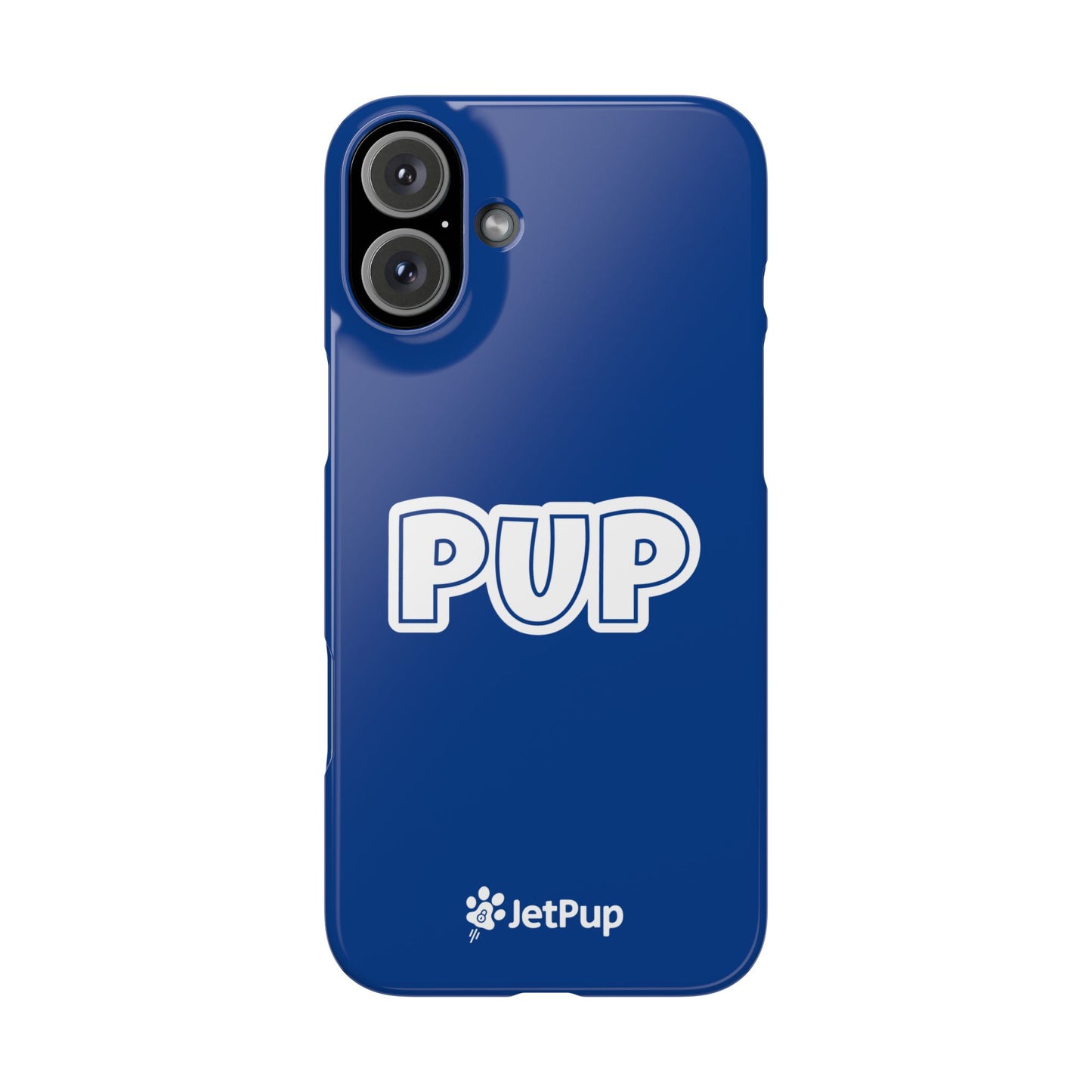 Pup Slim iPhone Cases - Blue