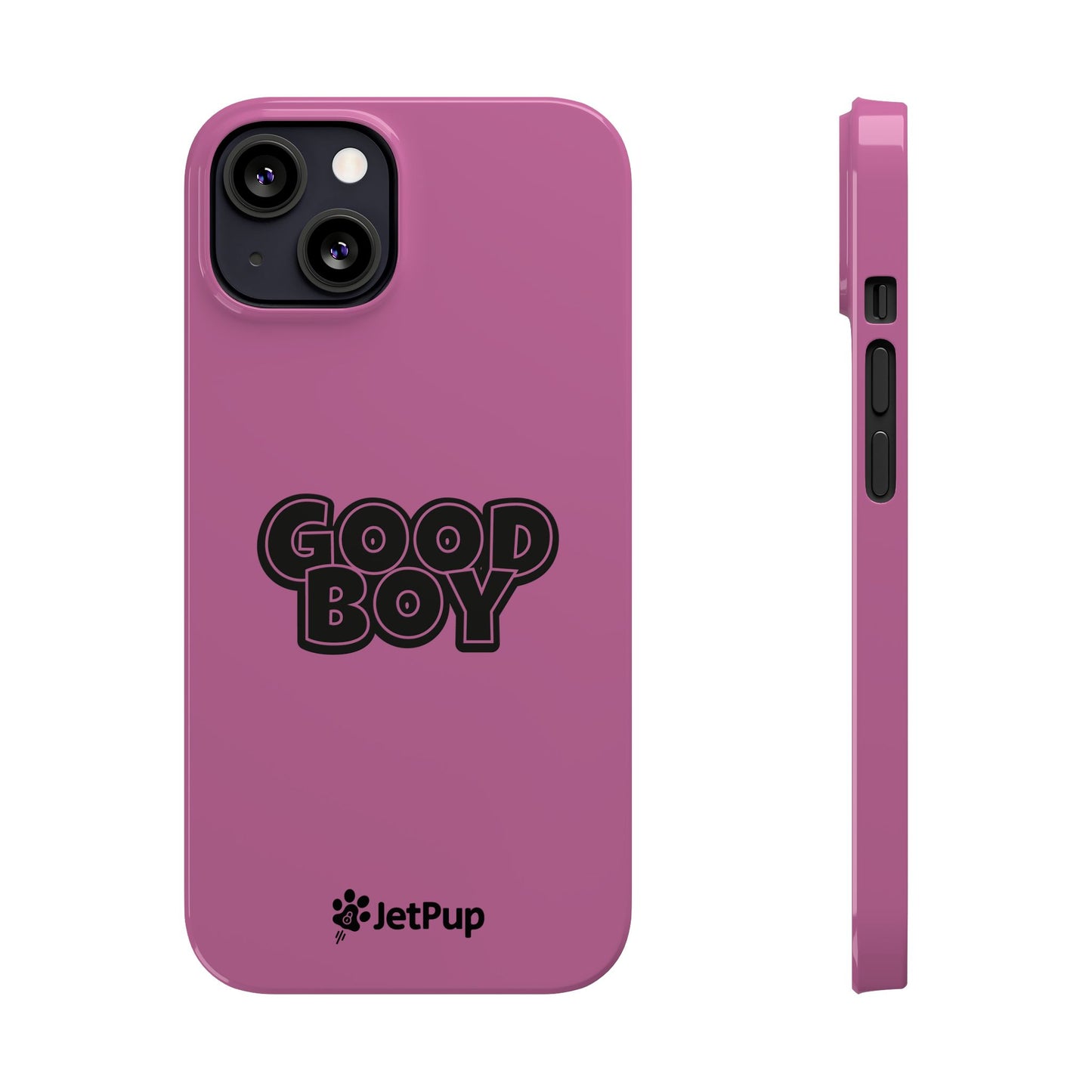 Good Boy Slim iPhone Cases - Pink