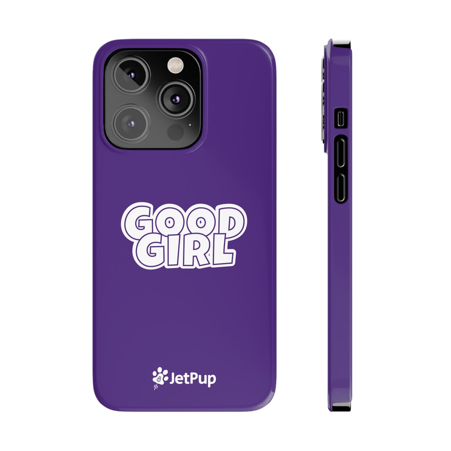 Good Girl Slim iPhone Cases - Purple