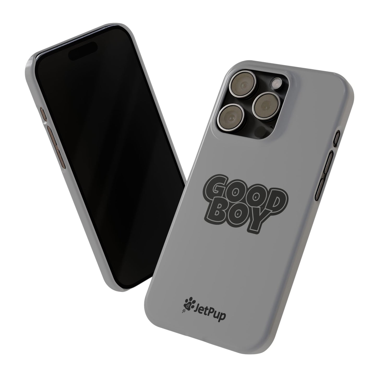 Good Boy Slim iPhone Cases - Grey