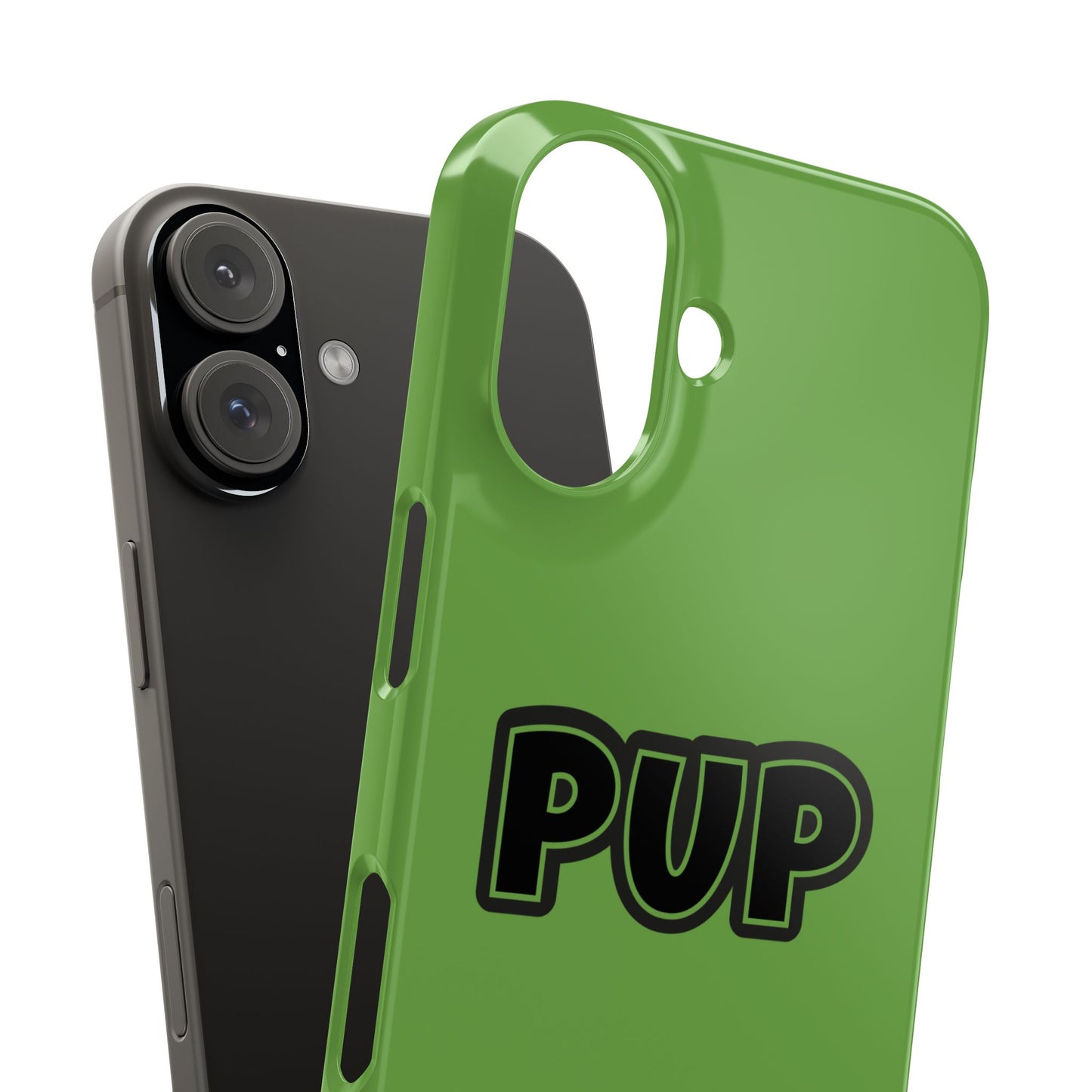 Pup Slim iPhone Cases - Green