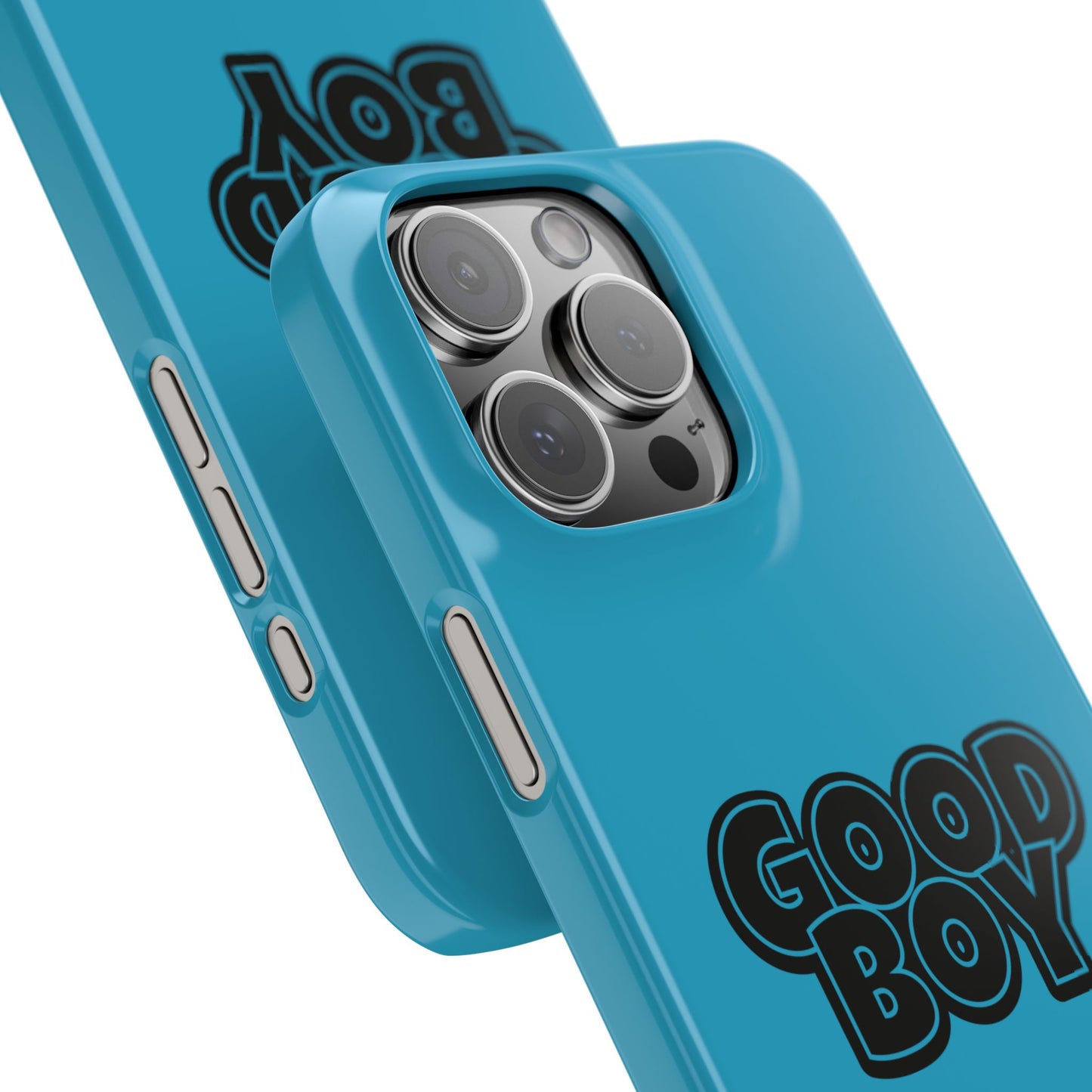 Good Boy Slim iPhone Cases - Turquoise