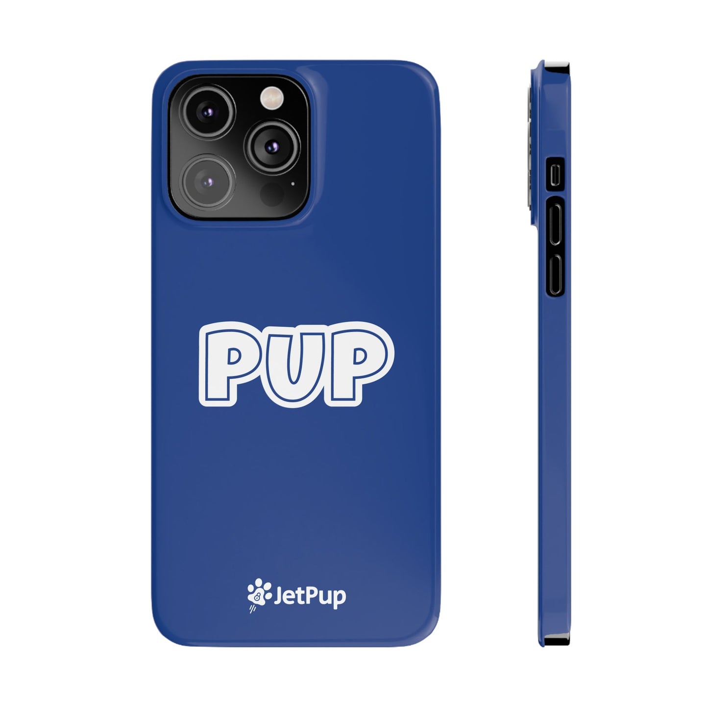 Pup Slim iPhone Cases - Blue
