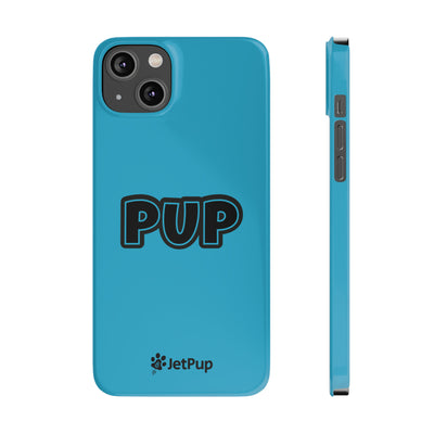 Pup Slim iPhone Cases - Turquoise