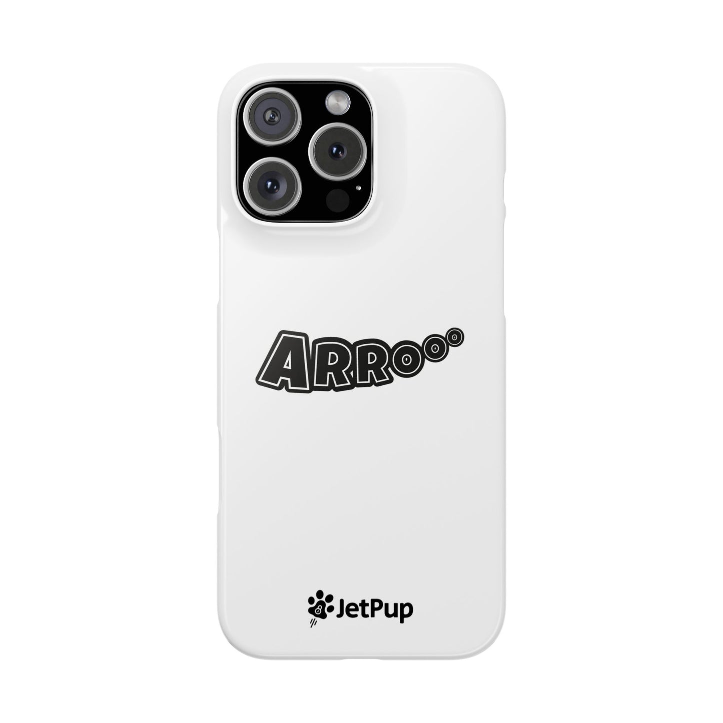 Arrooo Slim iPhone Cases - White