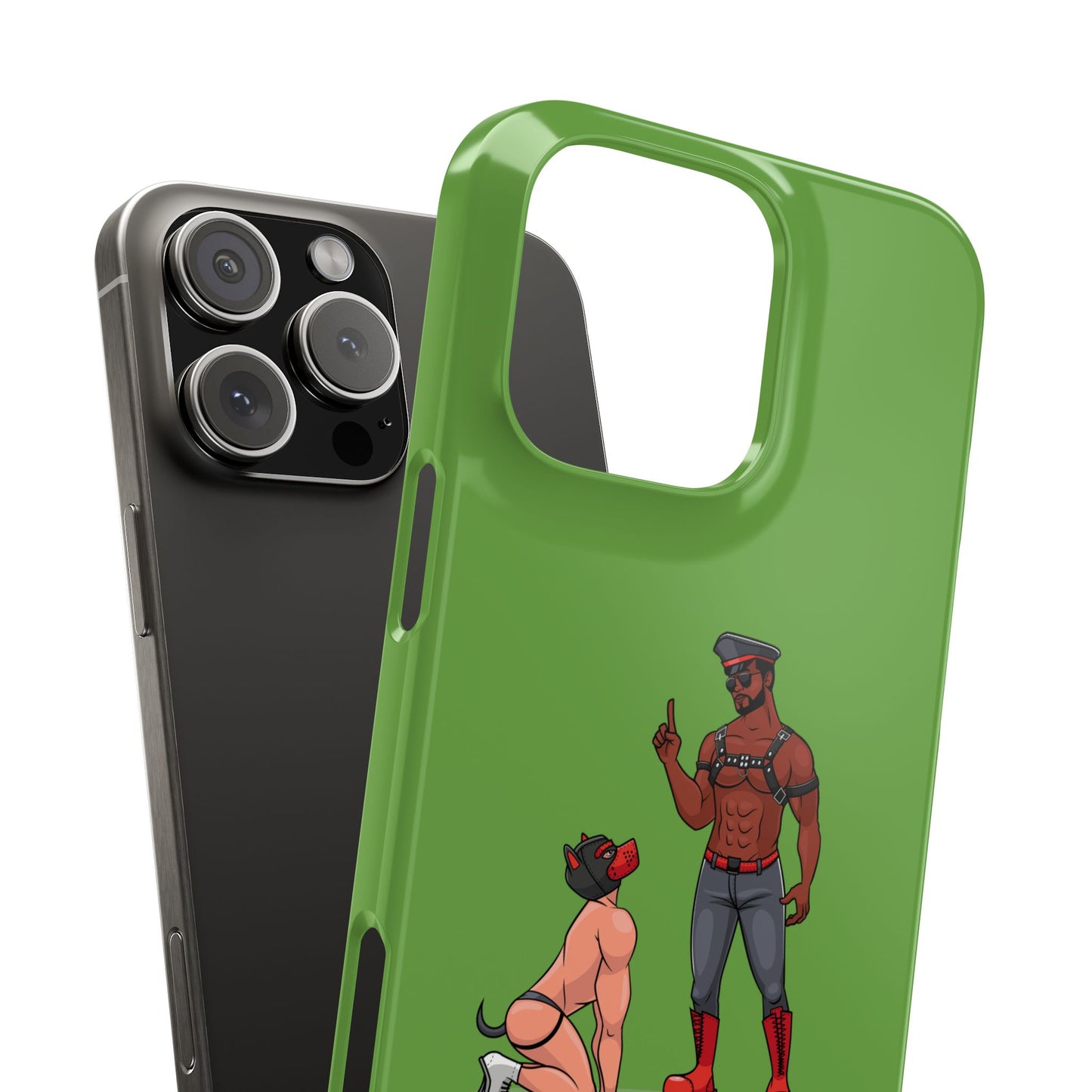 Sir & Pup Hood Slim iPhone Cases - Green