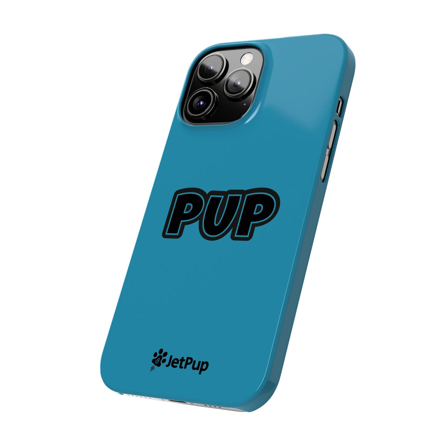 Pup Slim iPhone Cases - Turquoise