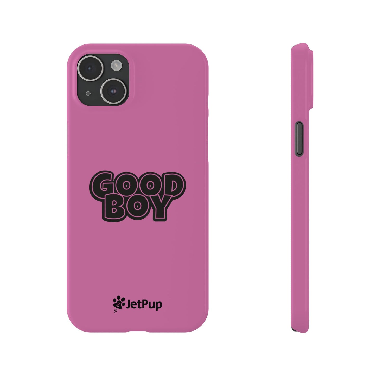 Good Boy Slim iPhone Cases - Pink