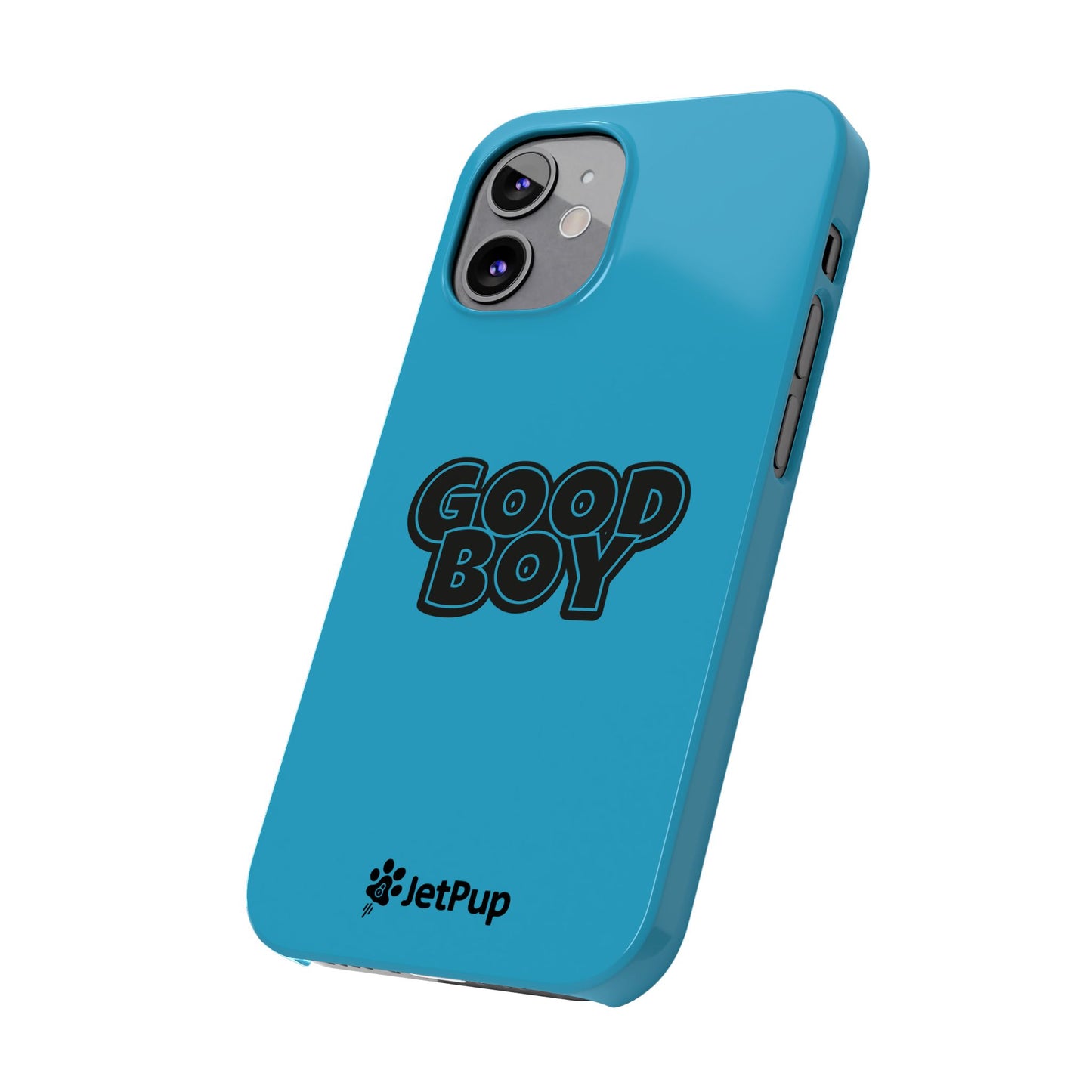 Good Boy Slim iPhone Cases - Turquoise