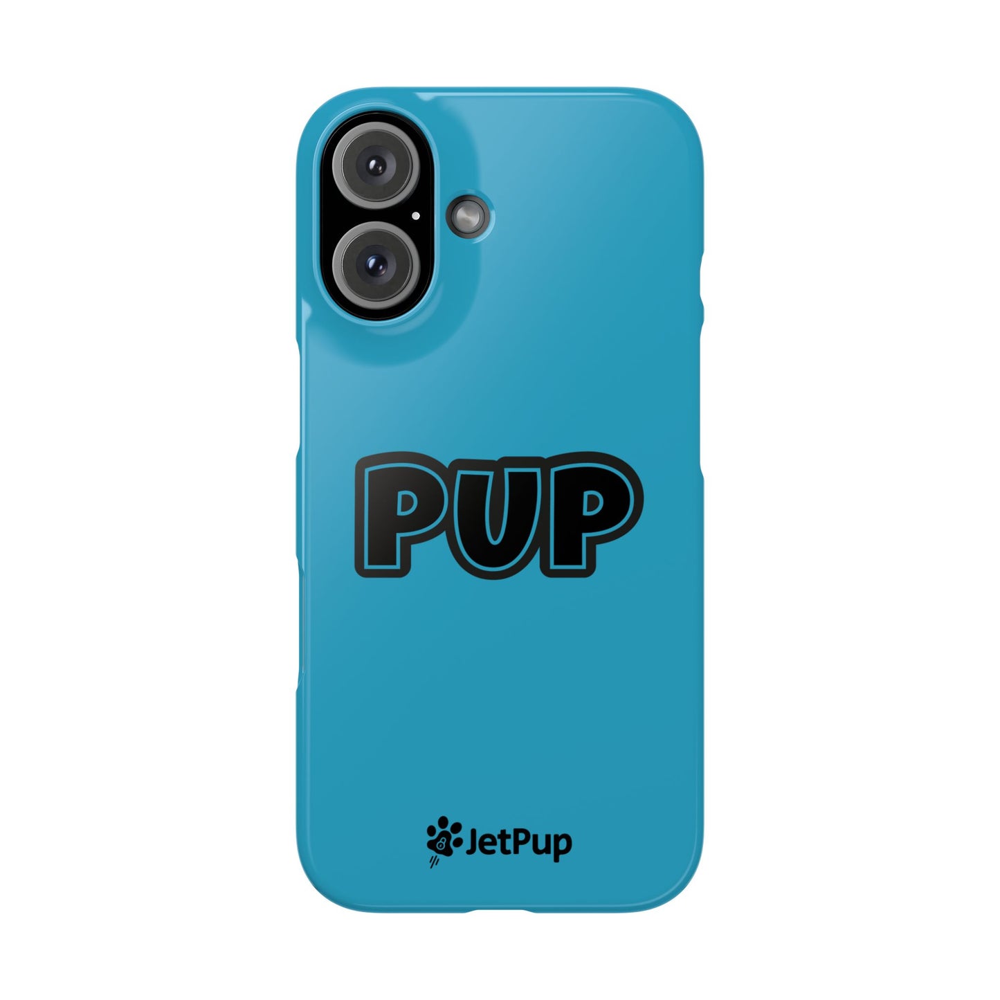 Pup Slim iPhone Cases - Turquoise