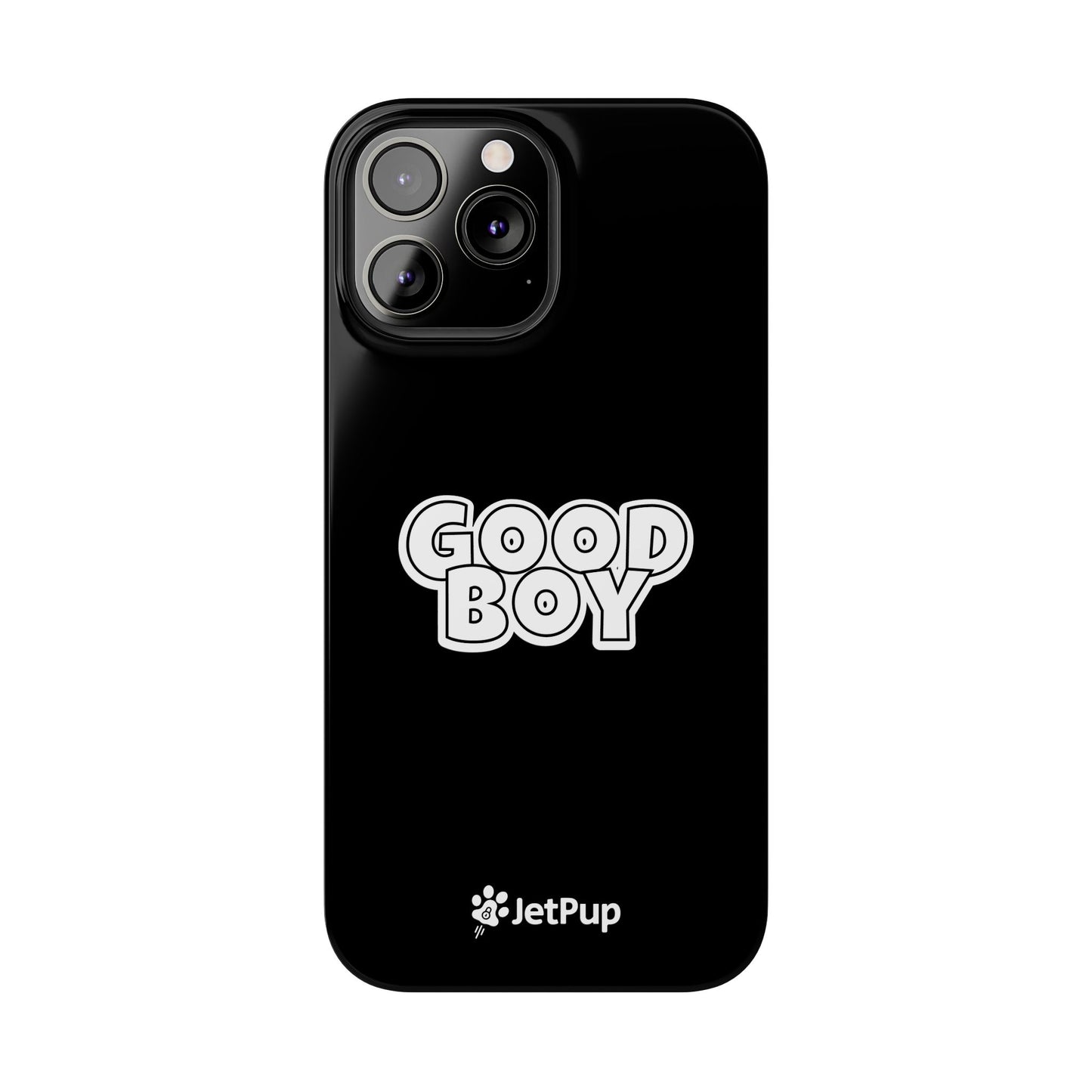 Good Boy Slim iPhone Cases - Black