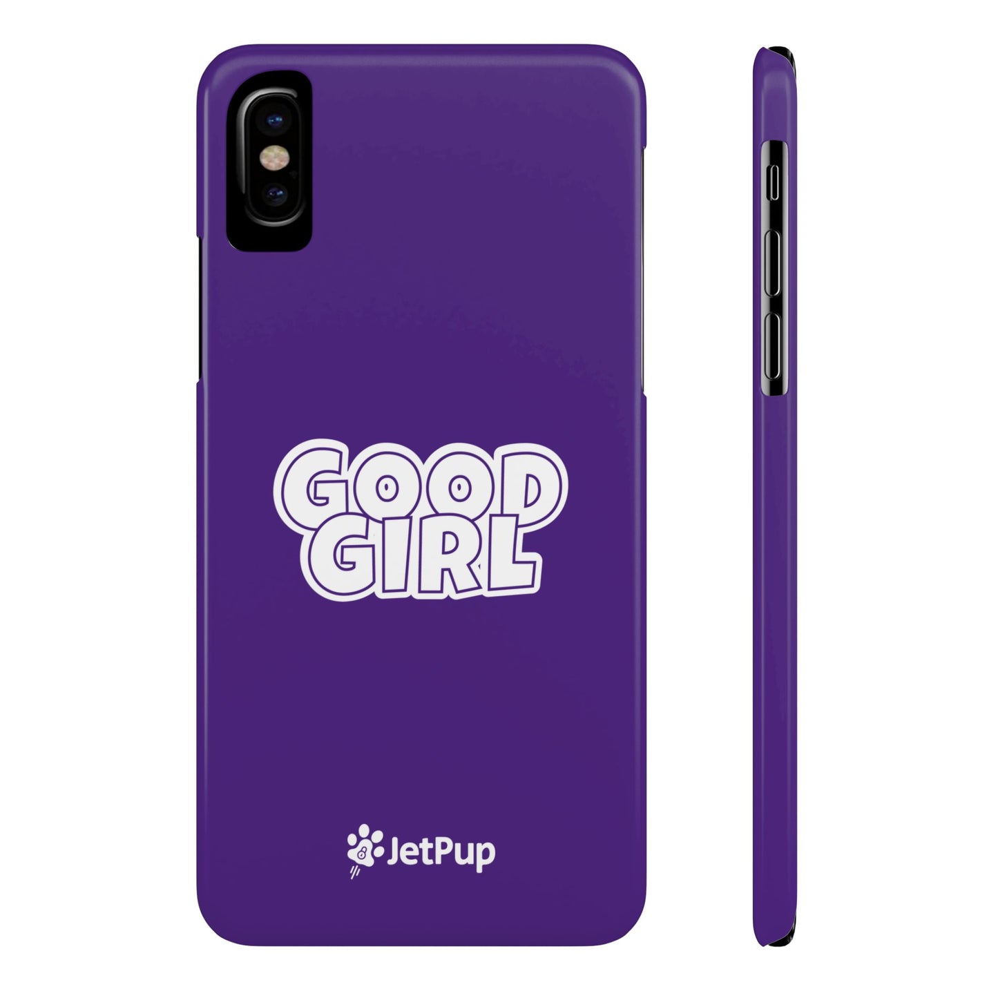 Good Girl Slim iPhone Cases - Purple