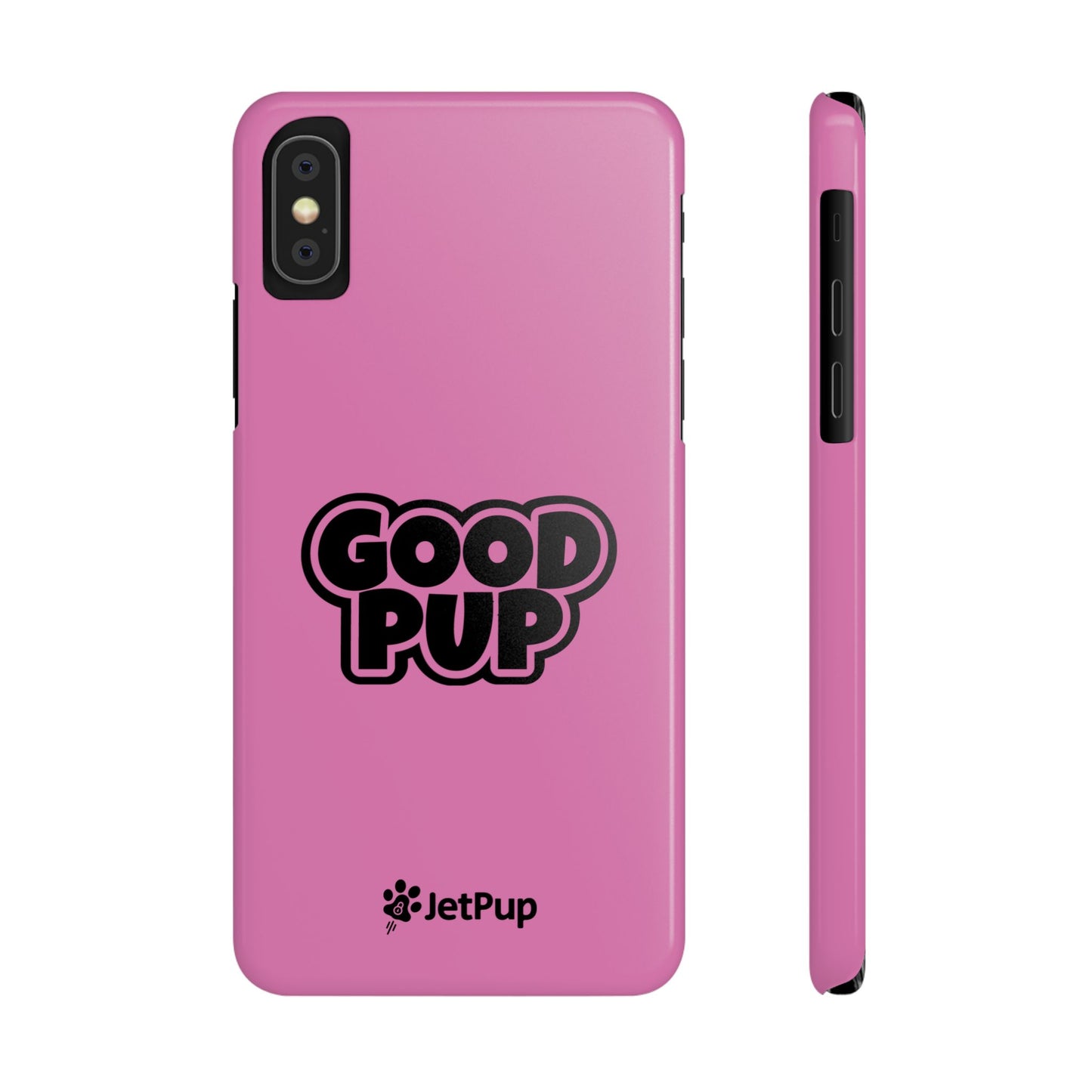 Good Pup Slim iPhone Cases - Pink