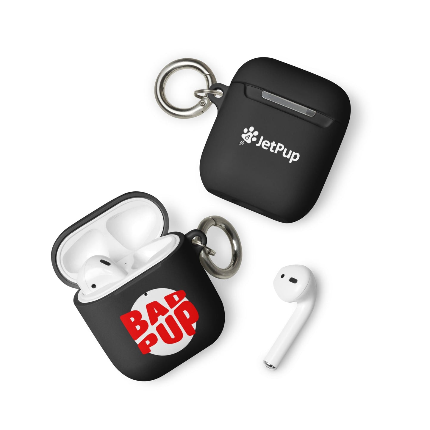 Bad Pup AirPods Case - Black - JetPup
