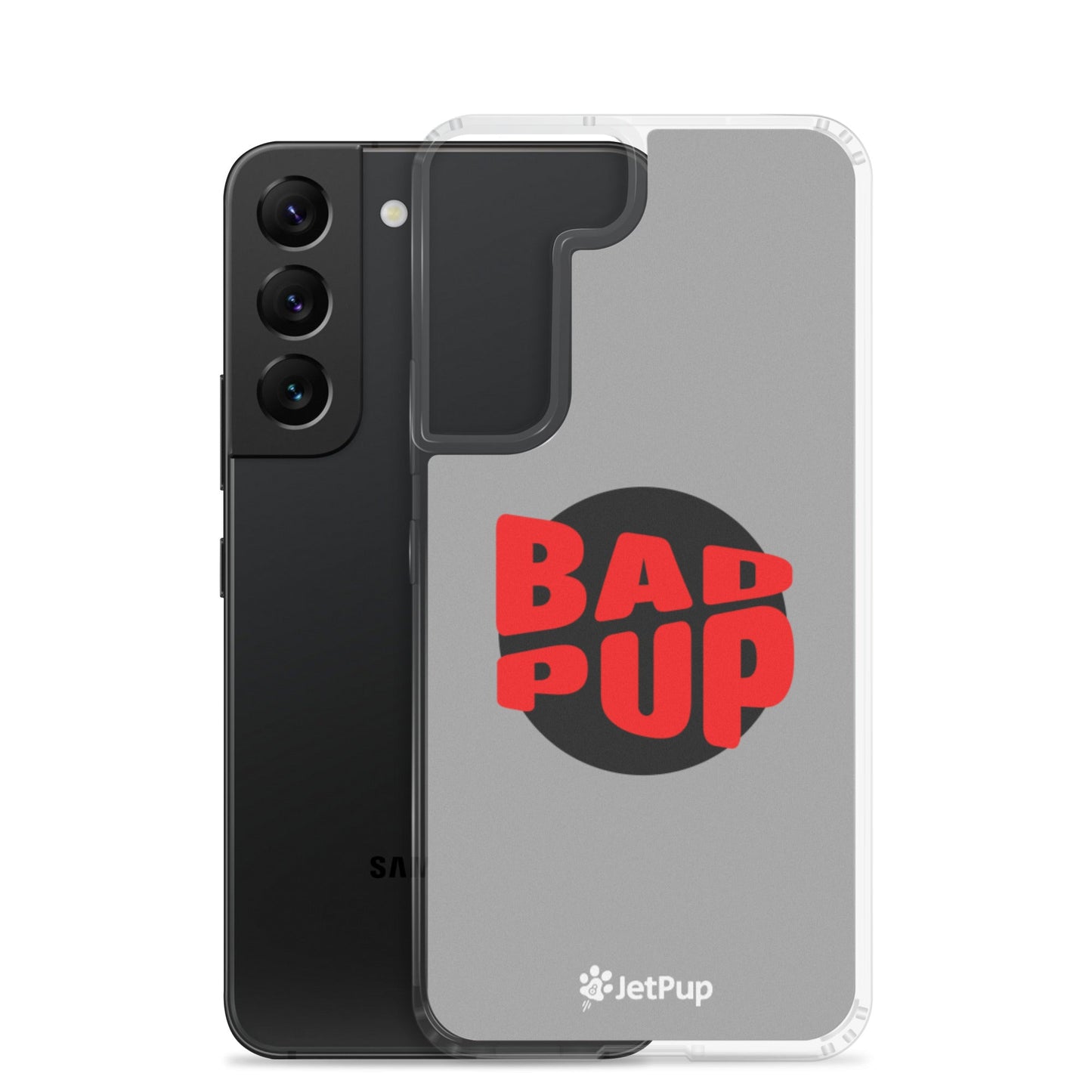 Bad Pup Samsung Case - Grey - JetPup