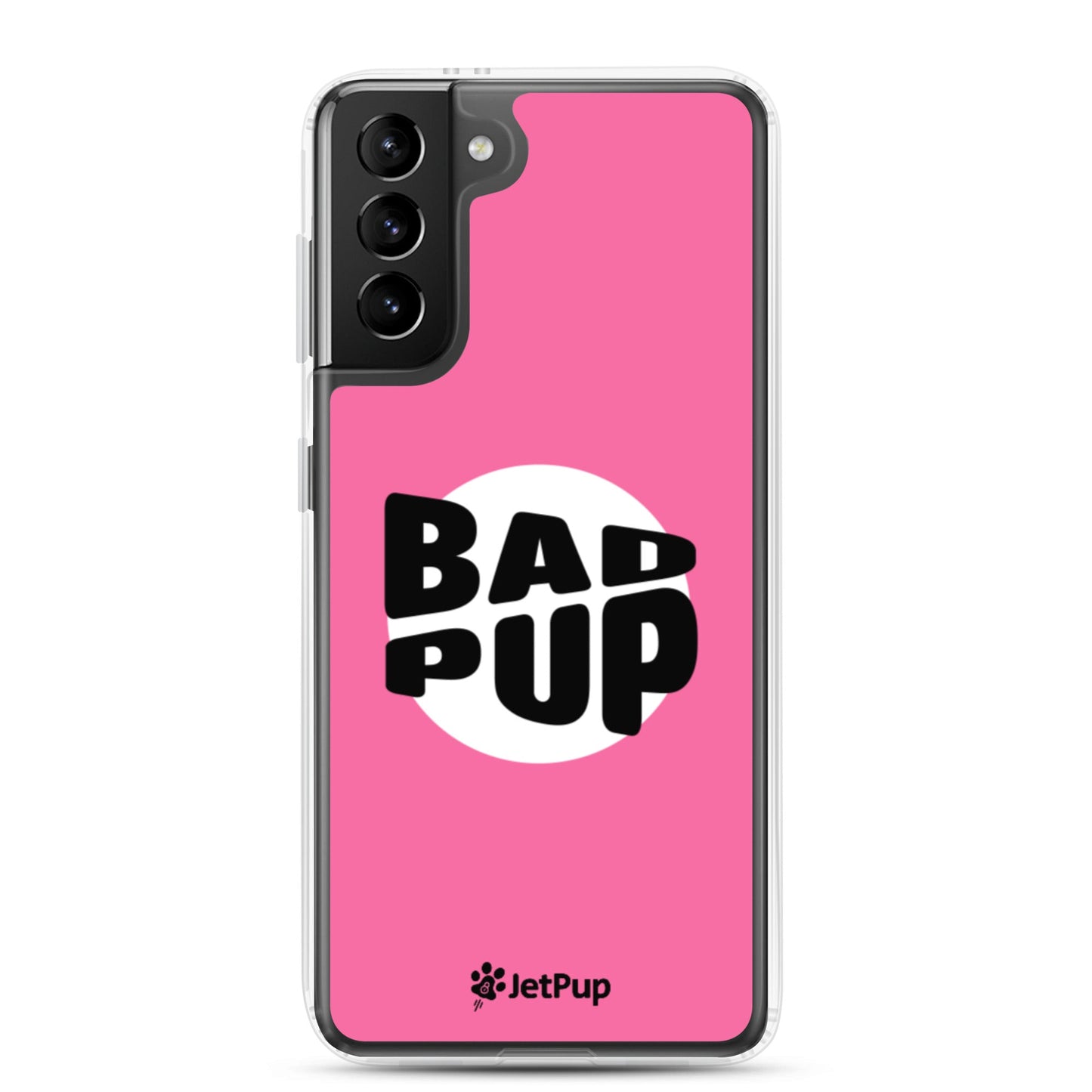 Bad Pup Samsung Case - Pink - JetPup