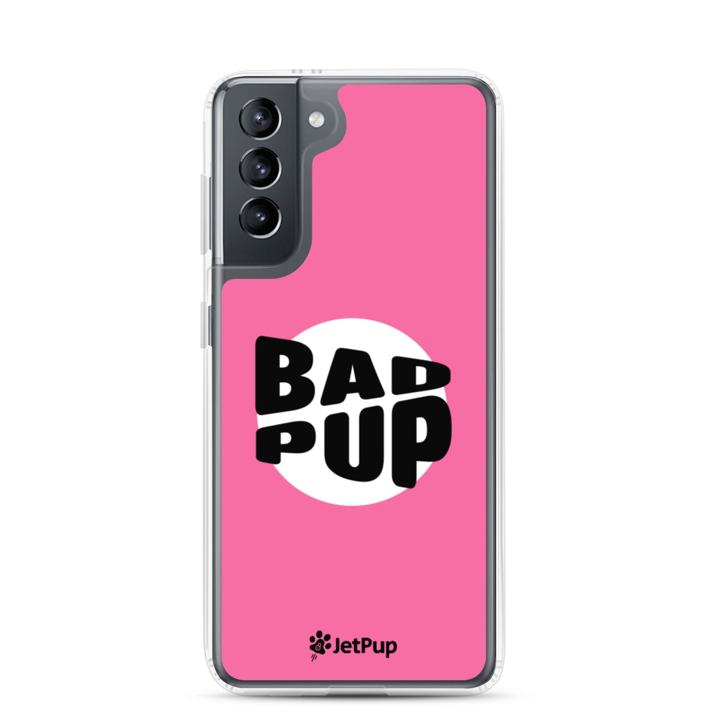 Bad Pup Samsung Case - Pink - JetPup