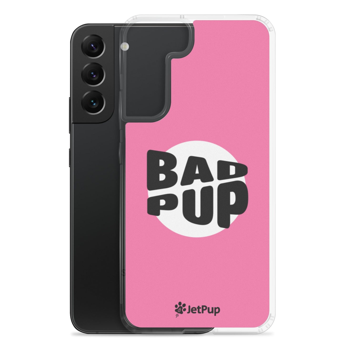 Bad Pup Samsung Case - Pink - JetPup
