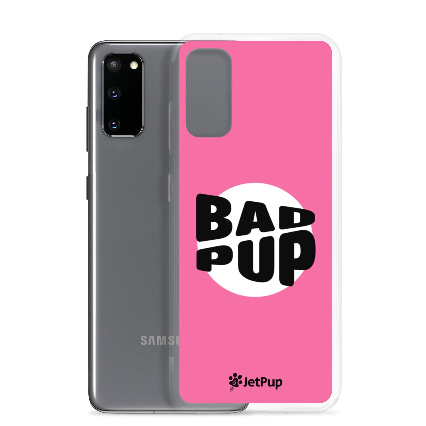 Bad Pup Samsung Case - Pink - JetPup