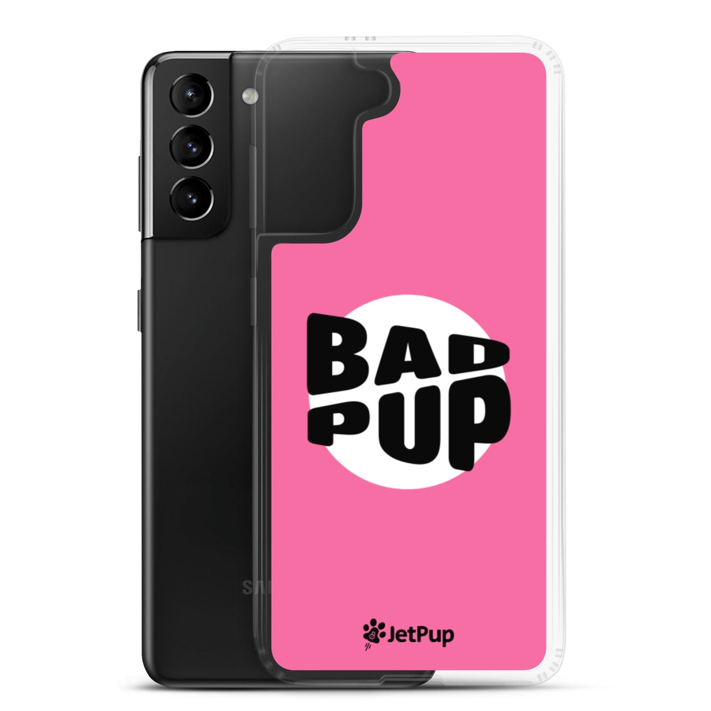 Bad Pup Samsung Case - Pink - JetPup
