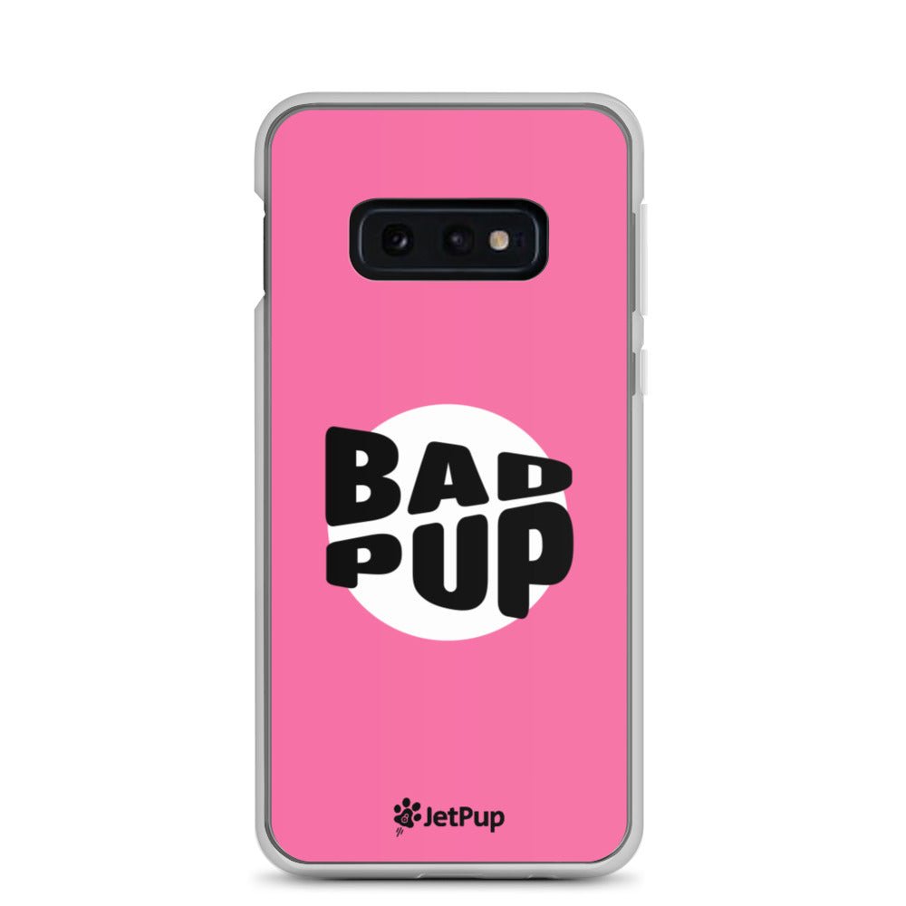 Bad Pup Samsung Case - Pink - JetPup