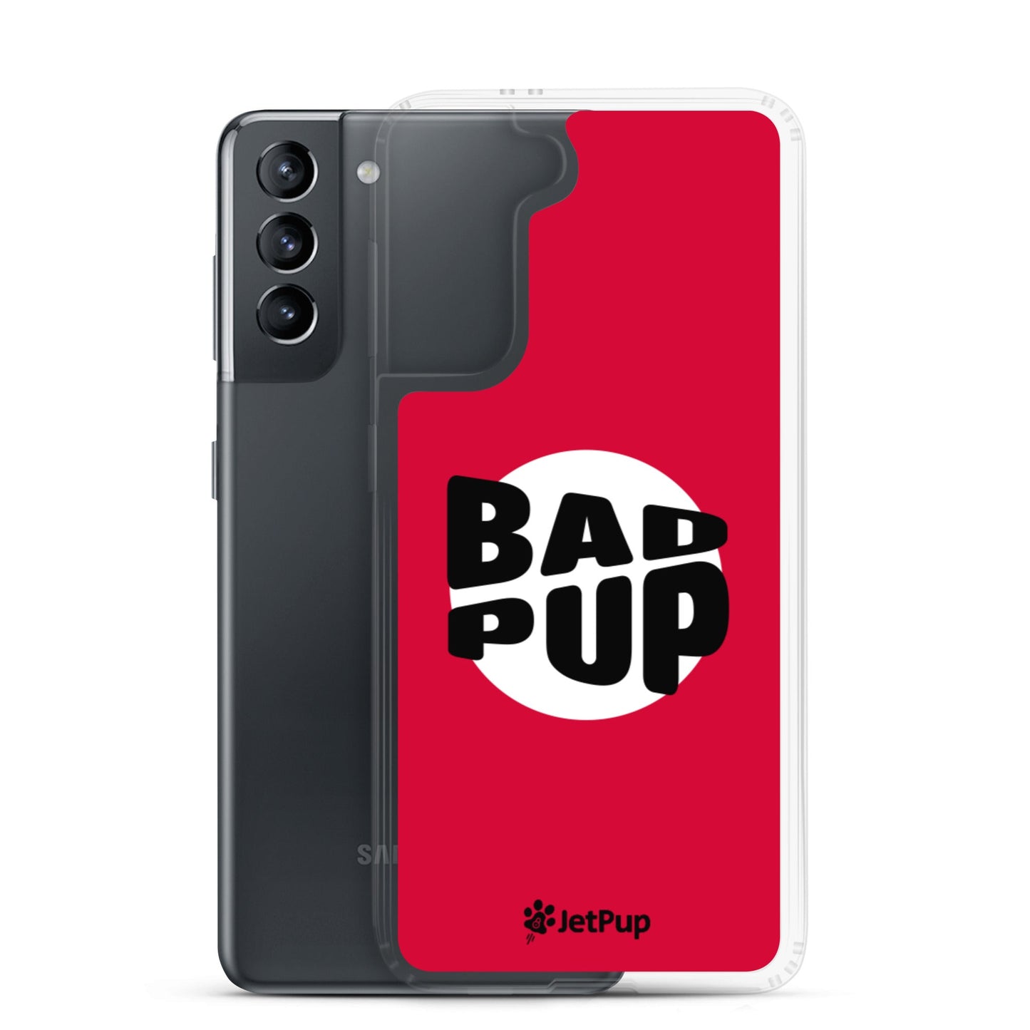 Bad Pup Samsung Case - Red - JetPup