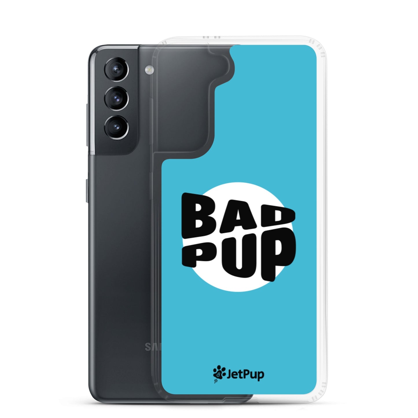 Bad Pup Samsung Case - Turquoise - JetPup