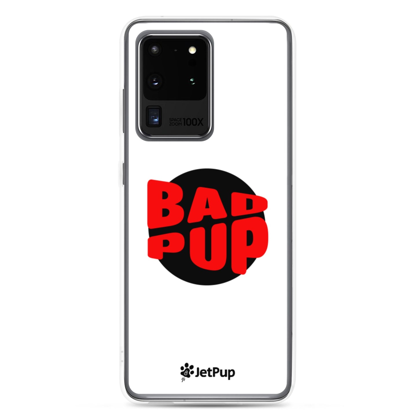 Bad Pup Samsung Case - White - JetPup
