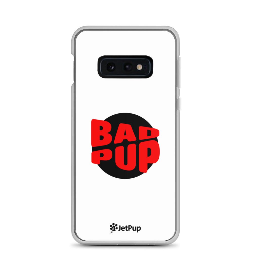 Bad Pup Samsung Case - White - JetPup