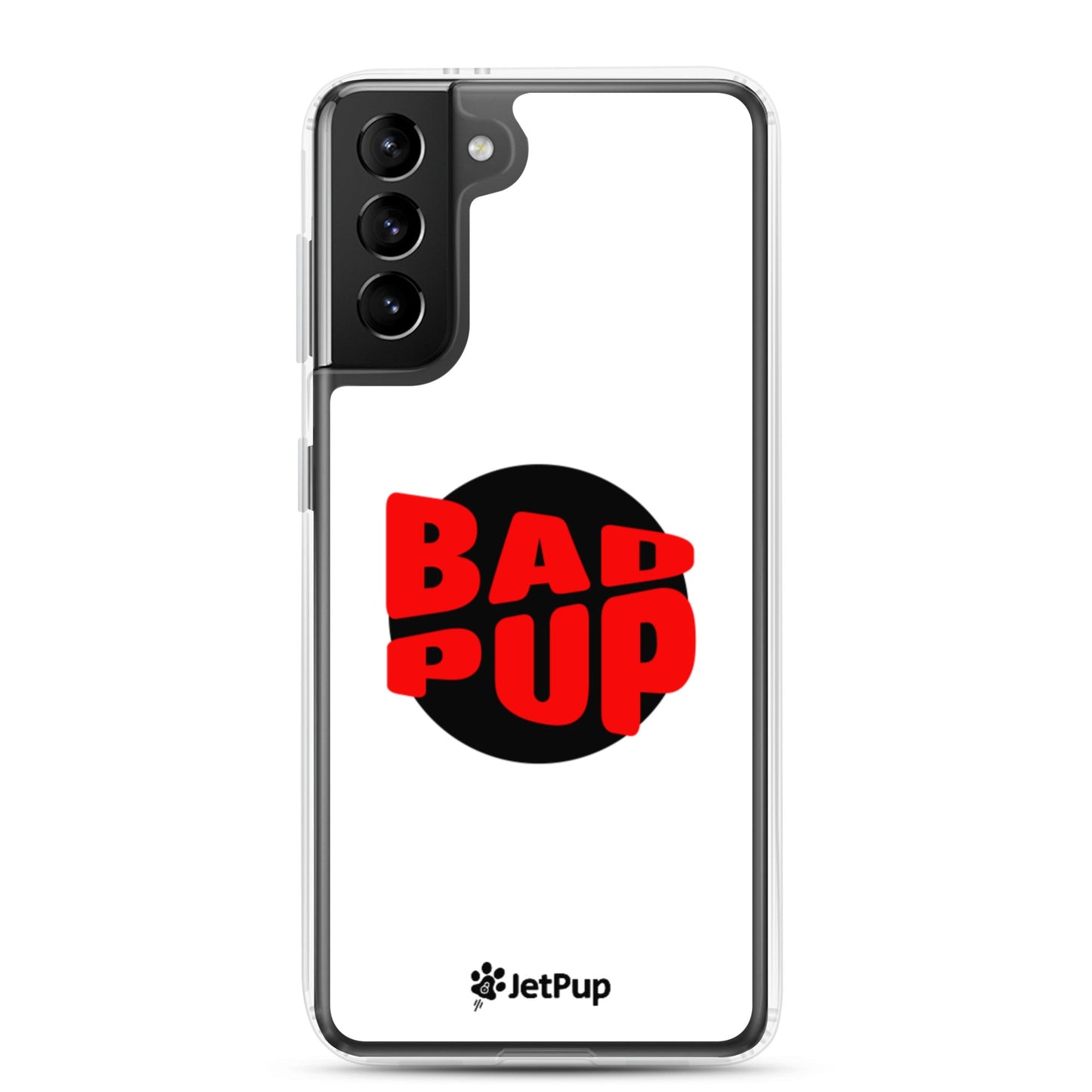 Bad Pup Samsung Case - White - JetPup