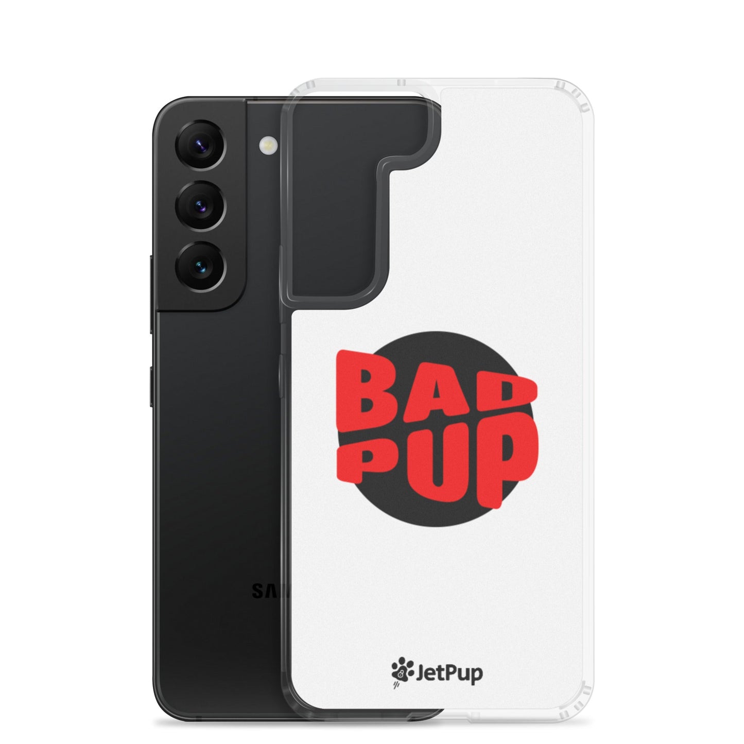 Bad Pup Samsung Case - White - JetPup