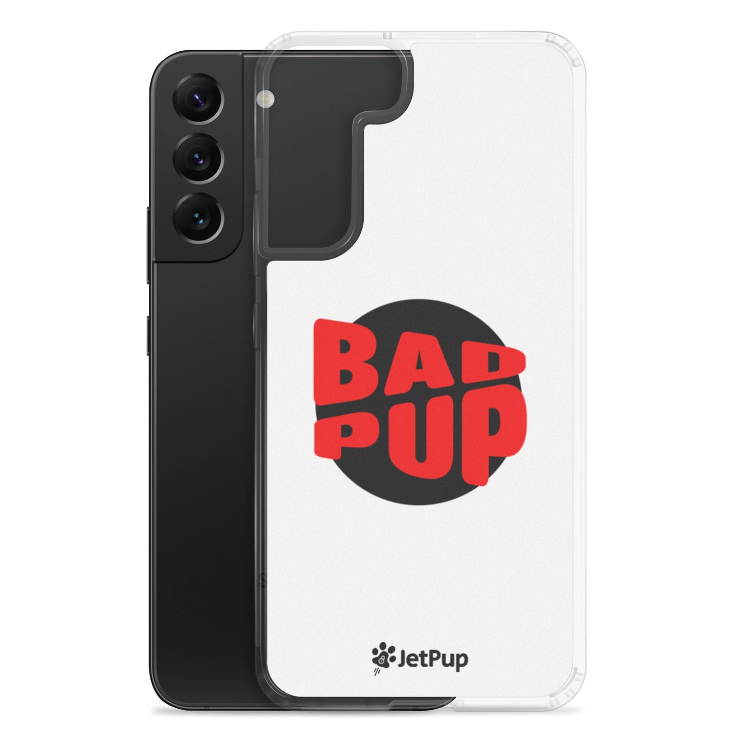 Bad Pup Samsung Case - White - JetPup
