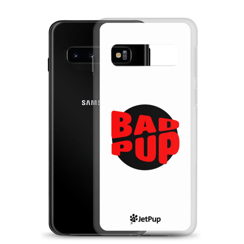 Bad Pup Samsung Case - White - JetPup