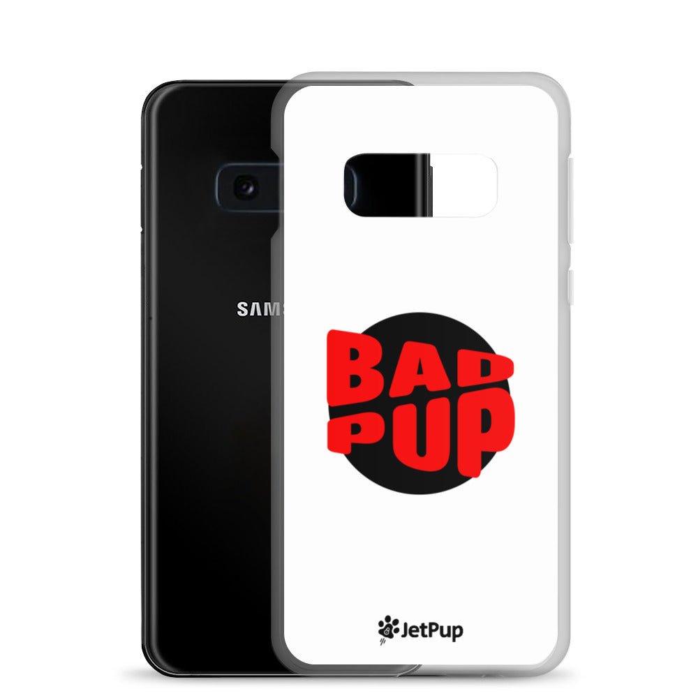 Bad Pup Samsung Case - White - JetPup