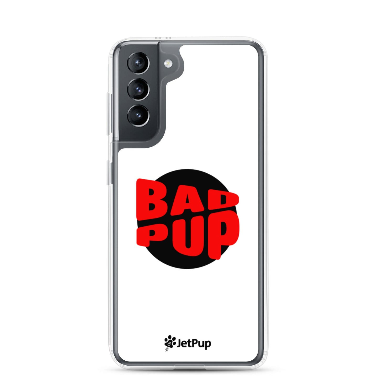 Bad Pup Samsung Case - White - JetPup