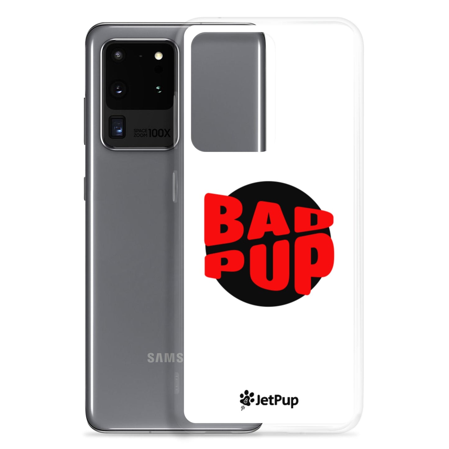Bad Pup Samsung Case - White - JetPup