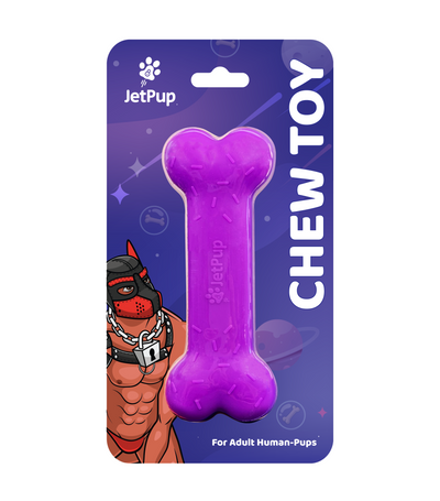 Purple Bone Chew Toy for Human Puppies