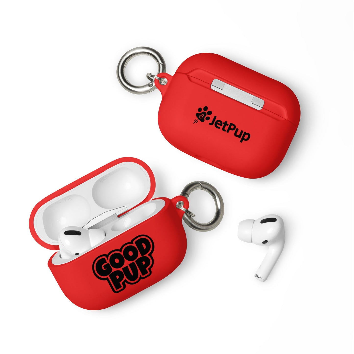 Good Pup AirPods Case - Red - JetPup