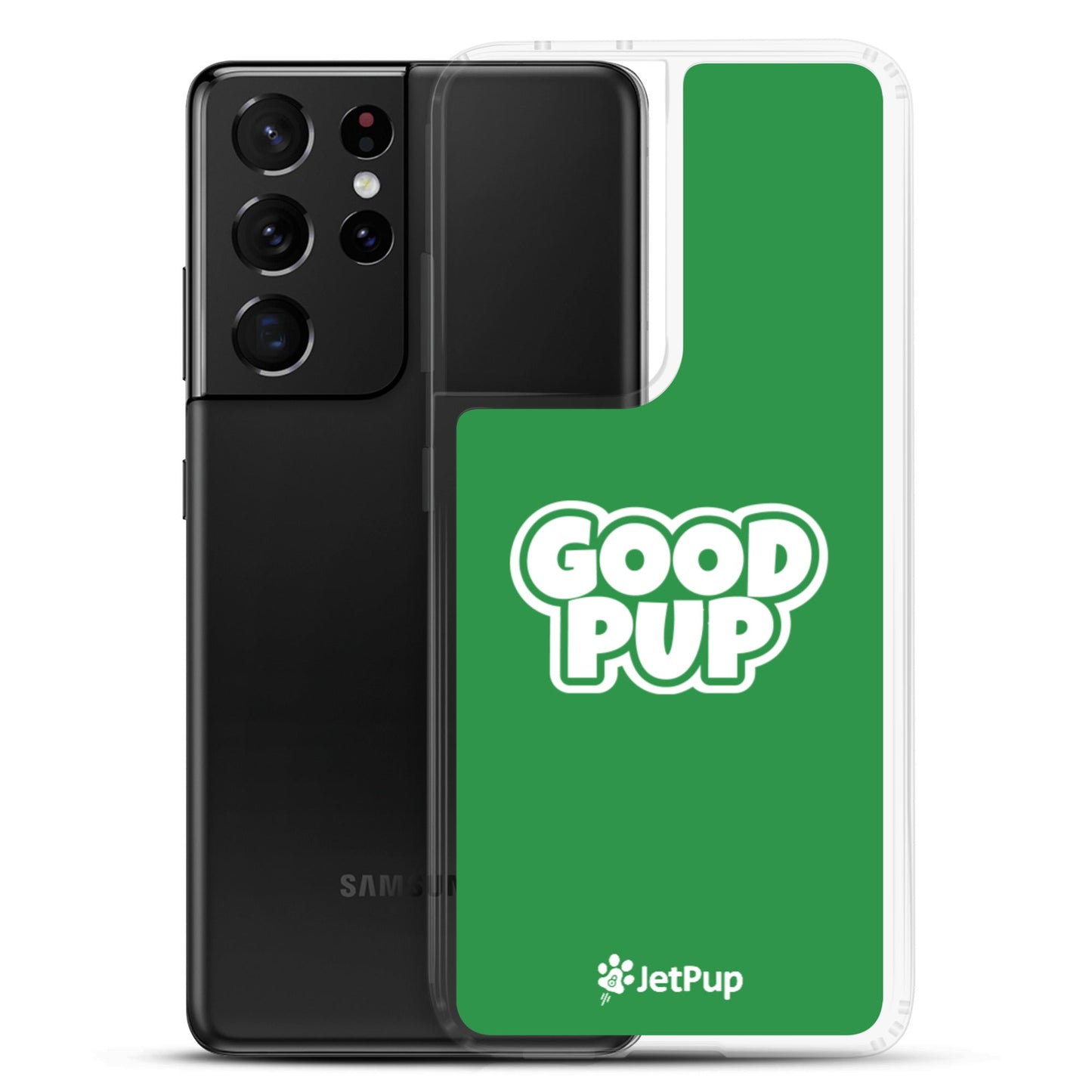 Good Pup Samsung Case - Green - JetPup