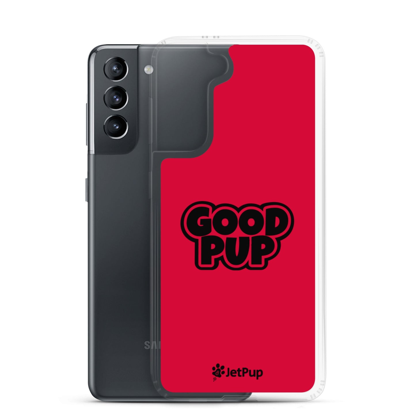 Good Pup Samsung Case - Red - JetPup