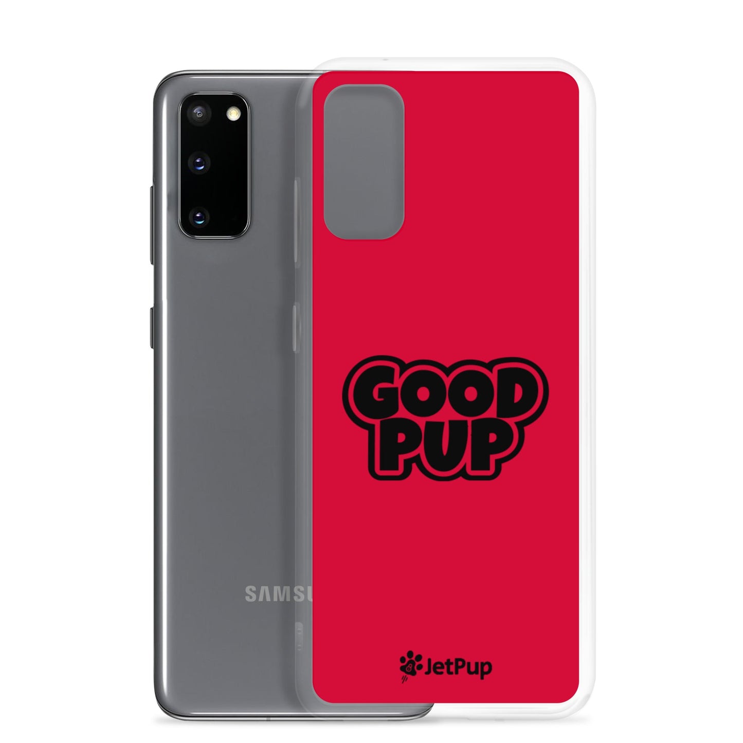 Good Pup Samsung Case - Red - JetPup