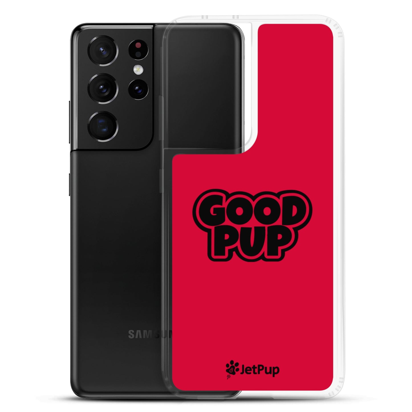 Good Pup Samsung Case - Red - JetPup