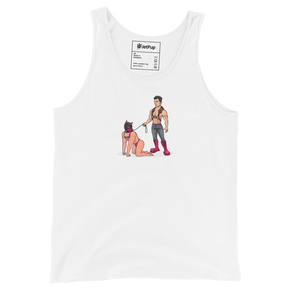 Handler & Pup Unisex Tank Top - Multiple Colors - JetPup