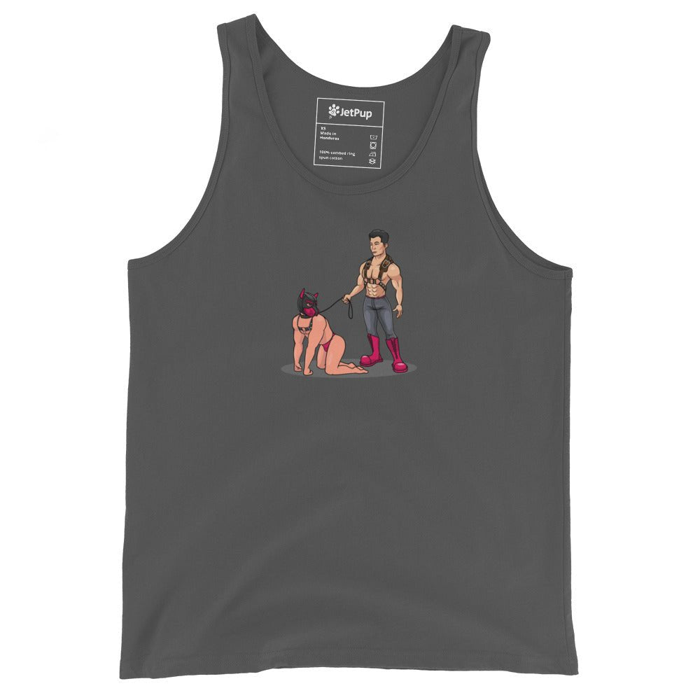 Handler & Pup Unisex Tank Top - Multiple Colors - JetPup