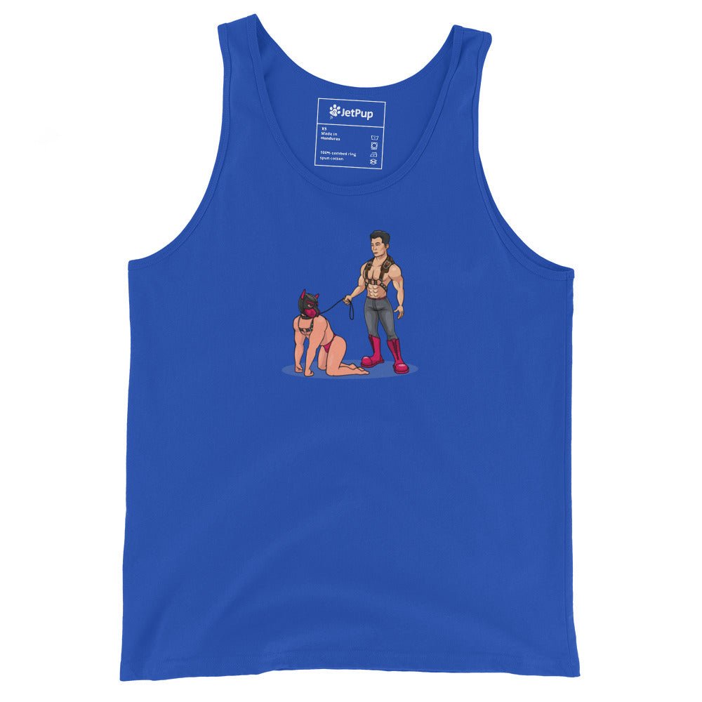 Handler & Pup Unisex Tank Top - Multiple Colors - JetPup