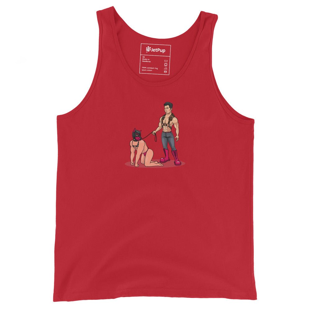 Handler & Pup Unisex Tank Top - Multiple Colors - JetPup