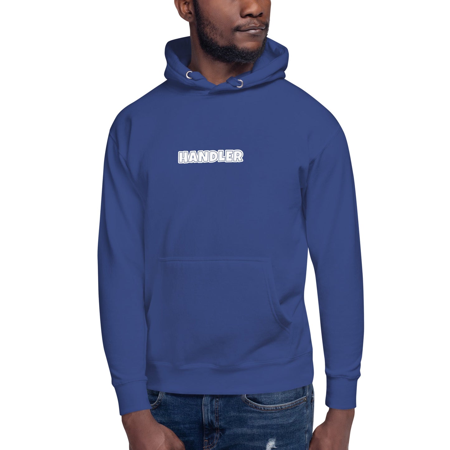 Handler Unisex Premium Hoodie - Blue - JetPup